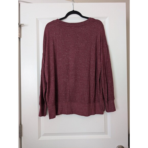 Planet Gold Maroon Long Sleeve Top - Picture 7 of 11